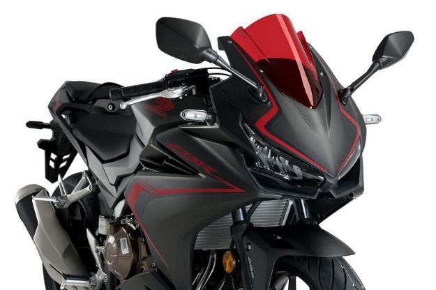 Afbeeldingen van Vervangingsruit Puig Jetstream Honda CBR500R '19- -rood