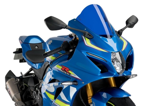 Afbeeldingen van Vervangingsruit Puig Jetstream R-Racer Suzuki GSX-R1000 '17--blauw