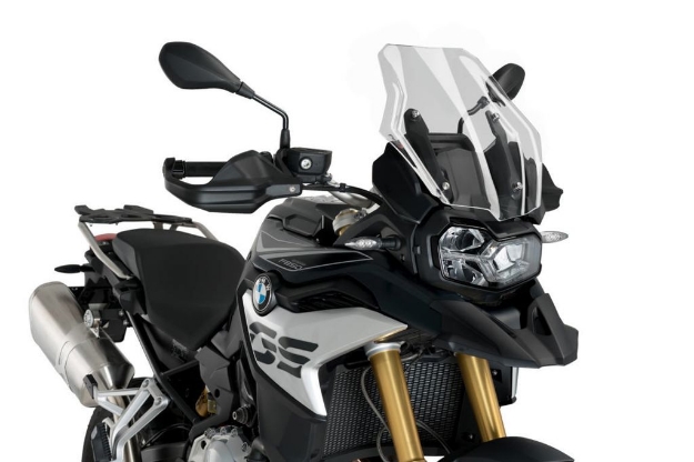 Afbeeldingen van Vervangingsruit touring Puig BMW F850GS '18-21 donker getint (model met standaard touring ruit)