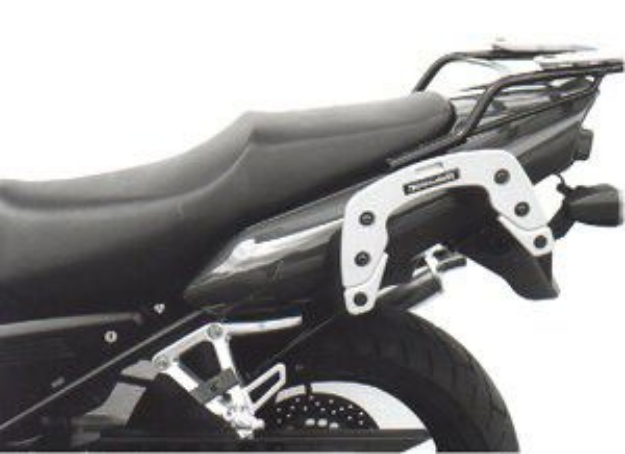 Afbeeldingen van Kofferrek zwart Yamaha FZS 600 '01- K-wing systeem
