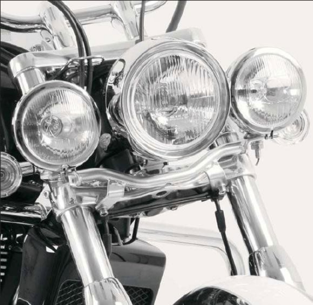 Afbeeldingen van Custom Twinlight Set Hepco&Becker chroom Triumph THUNDERBIRD 1600/ 1700