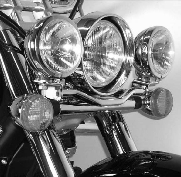 Afbeeldingen van Custom Twinlight Set Hepco&Becker chroom Honda VT750 2004-2007