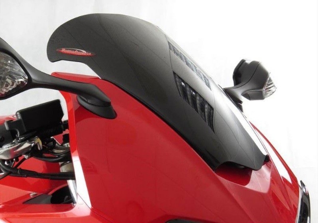 Afbeeldingen van Vervangingsruit standaard Honda VFR800F '14--zwart