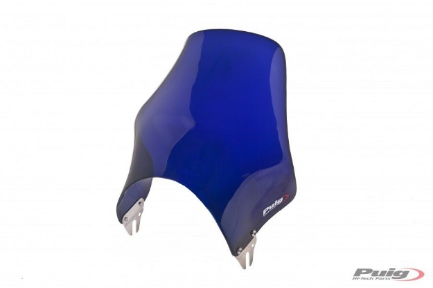 Afbeeldingen van Windscherm Puig model Naked Suzuki GSF650 '05-'08/1200 '06/1250 Bandit '07-'09-Blauw