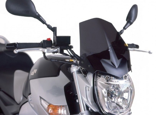 Afbeeldingen van Vervangingsruit naked bike Puig Suzuki GSR600 2006-2012-Donker getint