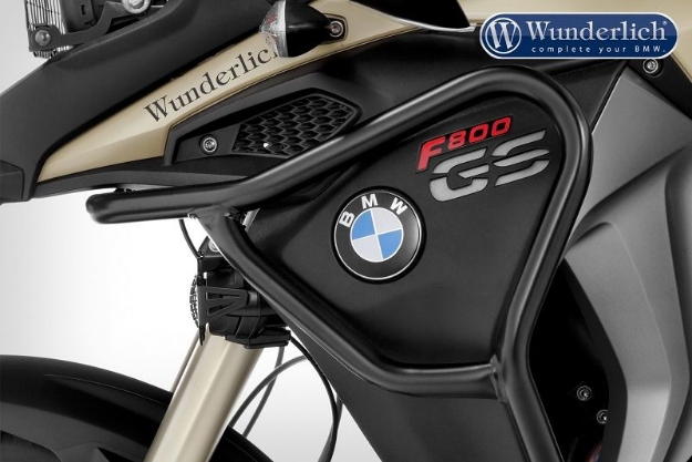 Afbeeldingen van Tank protection bar ADVENTURE BMW F800GS Adventure - black Wunderlich
