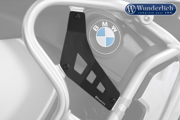 Afbeeldingen van Filler plate voor valbeugel Wunderlich zwart BMW R1250GS Adventure '19-