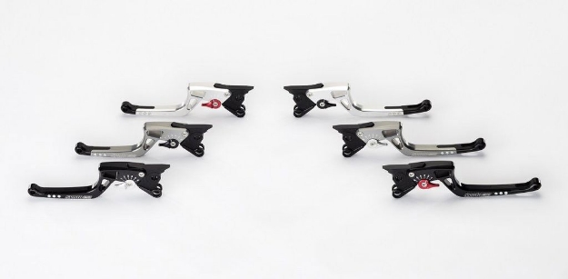 Afbeeldingen van Remhendel Synto EVO van ABM BMW S1000RR / S1000R zwart/goud (BH29SE)