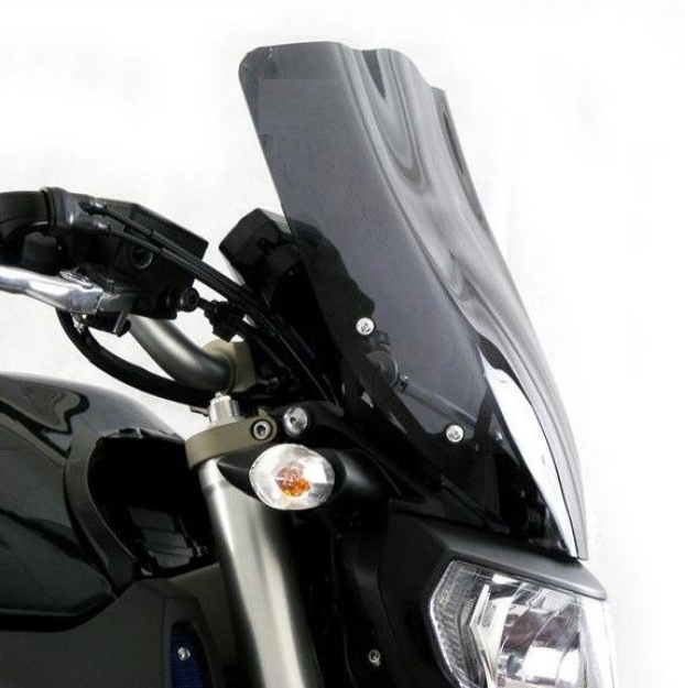 Afbeeldingen van Vervangingsruit naked bike high (38cm) Yamaha MT-09 2014--Transparant