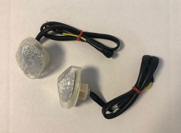 Afbeeldingen van Knipperlichten voor in de kuip Honda LED (per set)