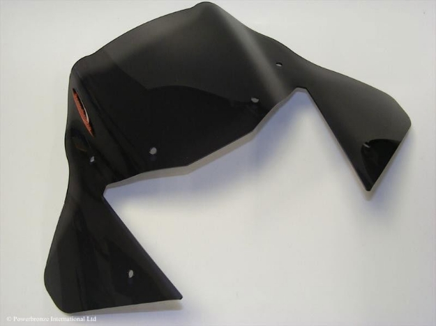 Afbeeldingen van Adventure sports screen Yamaha XT660Z Tenere '08-'15 (315mm) -zwart