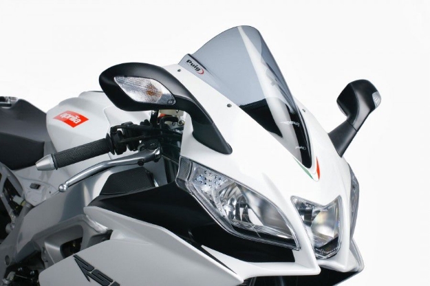 Afbeeldingen van Vervangingsruit Jetstream Aprilia RSV4/ Factory '09-'14/ RS4 50/ 125 '11--licht getint