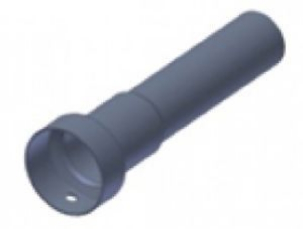 Afbeeldingen van MIVV DB-killer Ø25,5 - Ø40 - L.135mm voor DOUBLE GUN demper