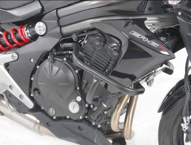 Afbeeldingen van Valbeugel zwart Hepco&Becker Kawasaki ER-6N '12-16