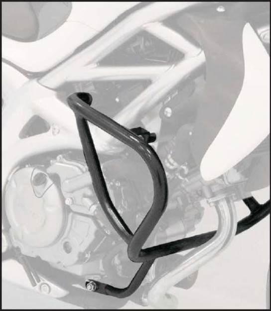 Afbeeldingen van Valbeugel zwart Hepco&Becker Suzuki Gladius SFV650 '09-16
