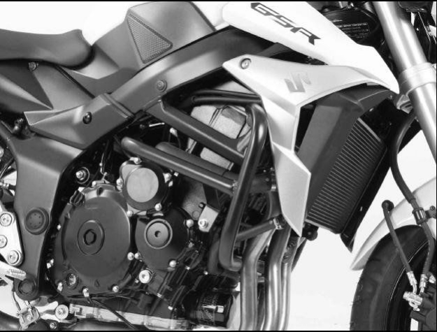 Afbeeldingen van Valbeugel zwart Hepco&Becker Suzuki GSR750 '11-16