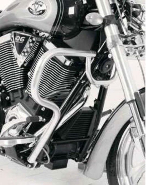 Afbeeldingen van Valbeugel chroom Hepco&Becker Victory Kingpin '03-16