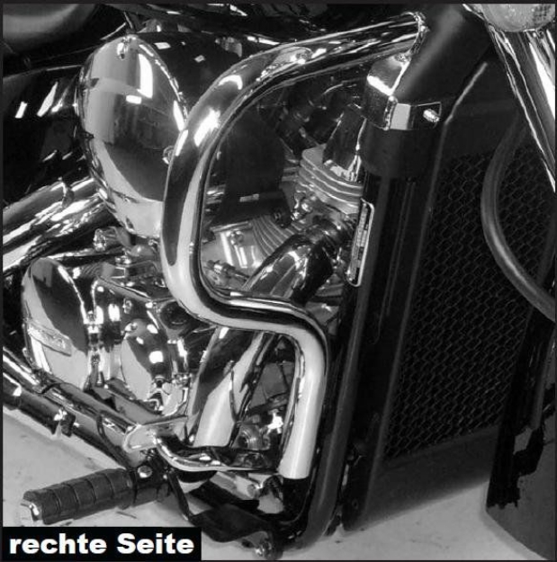 Afbeeldingen van Valbeugel chroom Hepco&Becker Honda VT750C Shadow '08-