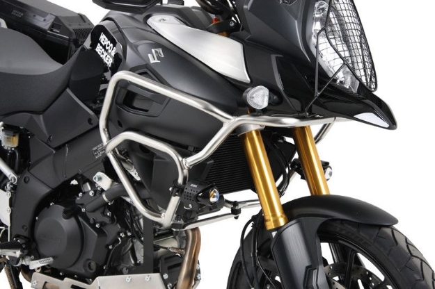 Afbeeldingen van Valbeugel RVS (tank) Hepco&Becker voor Suzuki DL1000 '14-'16