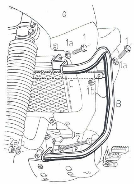 Afbeeldingen van Valbeugel zwart Hepco&Becker voor Yamaha XTZ660 TÉNÉRÉ '91-93