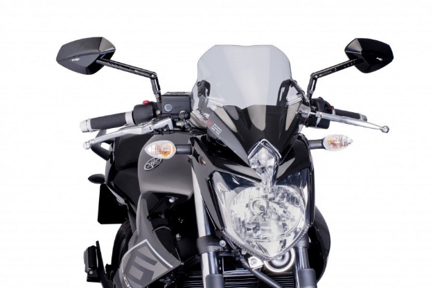 Afbeeldingen van Vervangingsruit naked bike Puig Yamaha XJ6 '09-'16-transparant