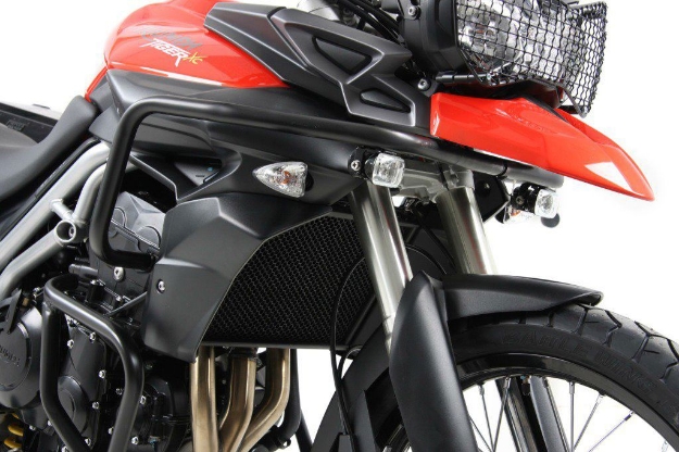 Afbeeldingen van Valbeugel Hepco&Becker zwart (tank) voor Triumph TIGER 800/XC '10-14