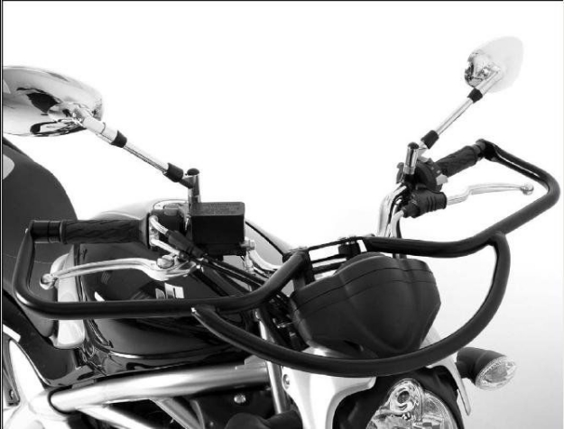 Afbeeldingen van Valbeugel voorzijde zwart Hepco&Becker Suzuki Gladius SFV650 '09-16