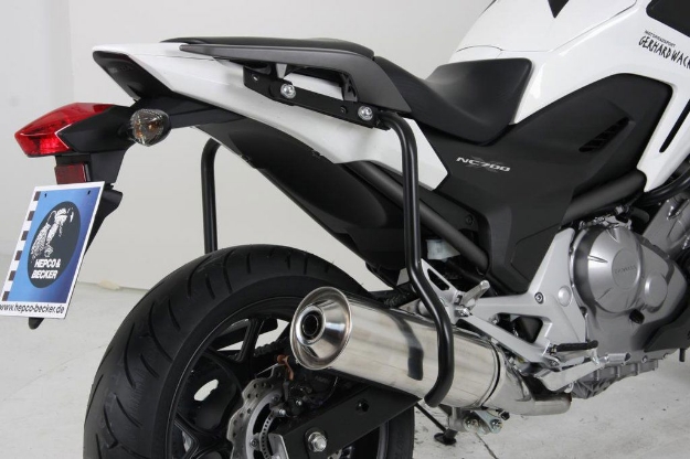 Afbeeldingen van Valbeugel achterzijde zwart Hepco&Becker Honda NC700X '12-13 / NC750X'14-20