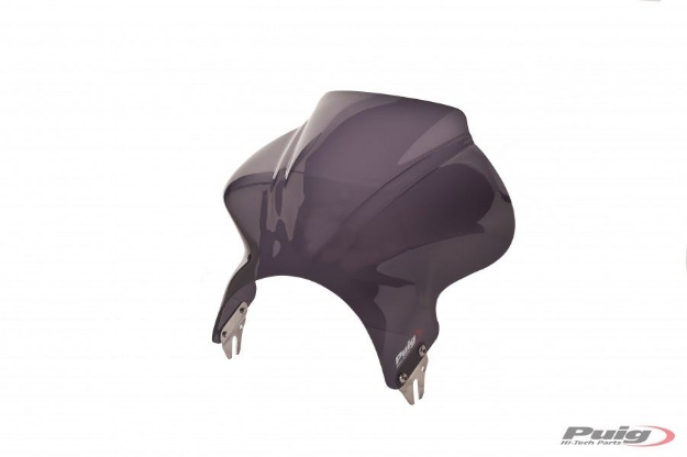 Afbeeldingen van Windscherm Puig model Cockpit Suzuki GSF650 '05-'08/1200 '06/1250 Bandit '07-'09-Donker getint