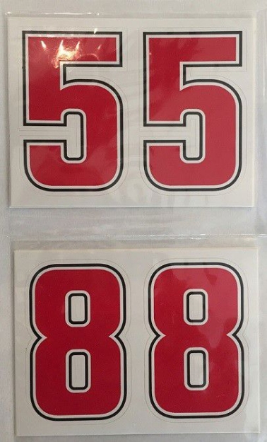 Afbeeldingen van Stickers 58 M (40x61mm)