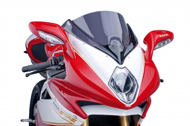 Afbeeldingen van Vervangingsruit Puig Jetstream MV Agusta F4S '10-/ F4RR '13--donker getint