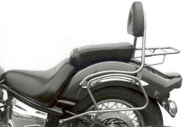 Afbeeldingen van Sissybar zonder rekje Hepco&Becker zwart Suzuki C800 / VL800LC Intruder -'08