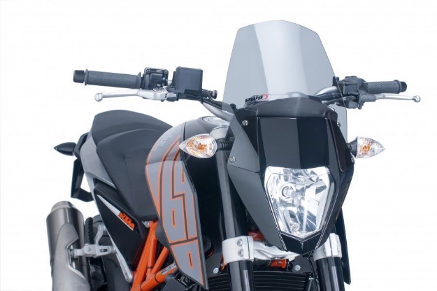 Afbeeldingen van Vervangingsruit naked bike Puig KTM 690 DUKE '12--licht getint