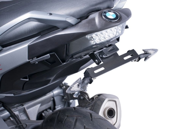 Afbeeldingen van Kentekenplaathouder Puig BMW C600 Sport '12-'15/ C650 Sport '16-