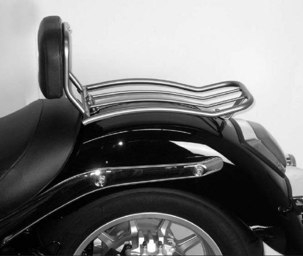 Afbeeldingen van Solorack met rugsteun Hepco&Becker chroom Suzuki C1800 Intruder