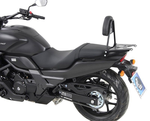 Afbeeldingen van Sissybar met rekje Hepco&Becker zwart Honda CTX700/N 2014-
