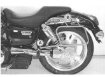 Afbeeldingen van Tassendragers standaard chroom Hepco&Becker Kawasaki VN1500/1600 MEAN STREAK