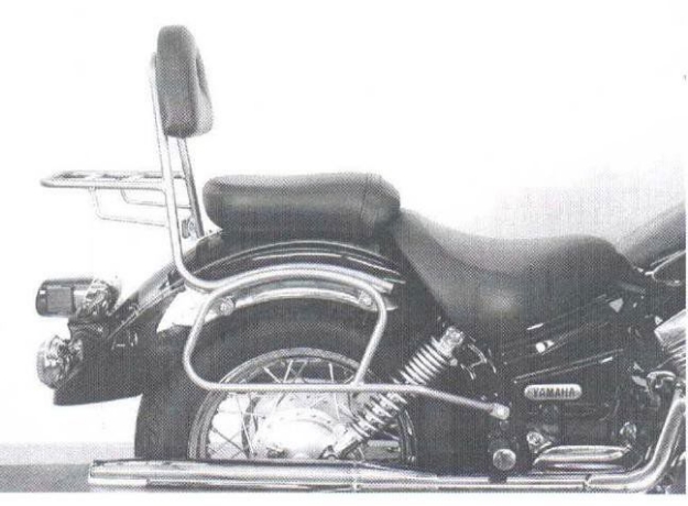 Afbeeldingen van Tassendragers standaard chroom Hepco&Becker Yamaha XVS125/ XVS250