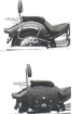 Afbeeldingen van Tassendragers standaard chroom Hepco&Becker Yamaha XVS1100