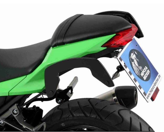 Afbeeldingen van C-Bow tasdragers zwart Hepco&Becker Kawasaki NINJA 300 '13-17