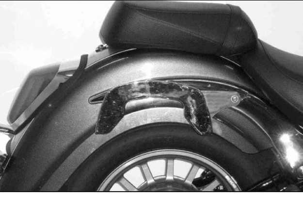 Afbeeldingen van C-Bow custom tasdragers chroom Hepco&Becker Suzuki C800/ VL800LC Intruder