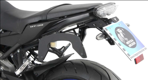 Afbeeldingen van C-Bow tasdragers antraciet Hepco&Becker Yamaha MT-09 '13-16