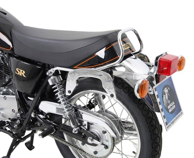 Afbeeldingen van C-Bow custom tassendragers chroom Hepco&Becker Yamaha SR400 '14-