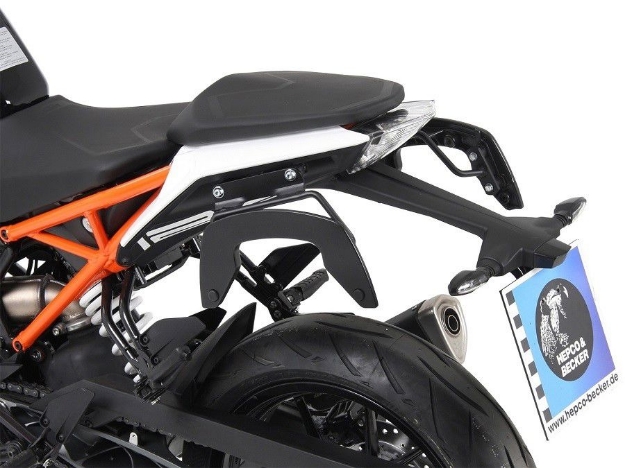 Afbeeldingen van C-Bow tasdragers zwart Hepco&Becker KTM Duke 125 '17-20