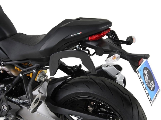 Afbeeldingen van C-Bow tasdragers zwart Hepco&Becker Ducati Monster 821 '18-20