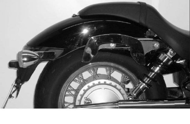 Afbeeldingen van C-Bow custom tasdragers chroom Hepco&Becker Honda VT750DC Shadow Spirit '07-