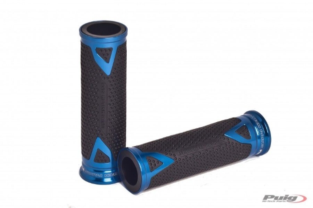 Afbeeldingen van Handvatten Puig HI-TECH Radikal (119mm)-Blauw