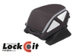 Afbeeldingen van Rear bag Royster zwart inclusief Lock it adapter Hepco&Becker