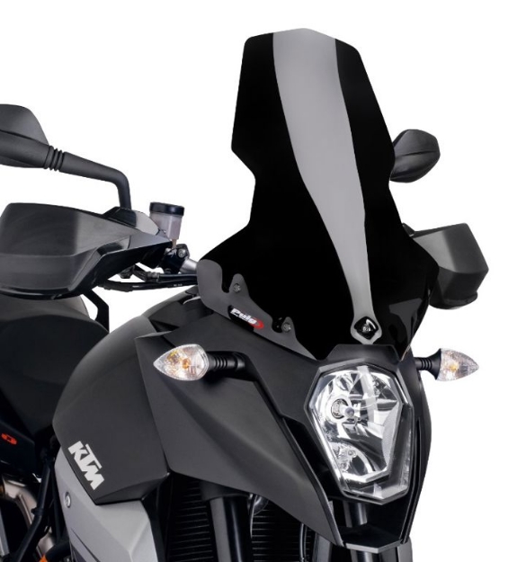 Afbeeldingen van Vervangingsruit touring Puig KTM 990 Supermoto T '09-'12 -zwart