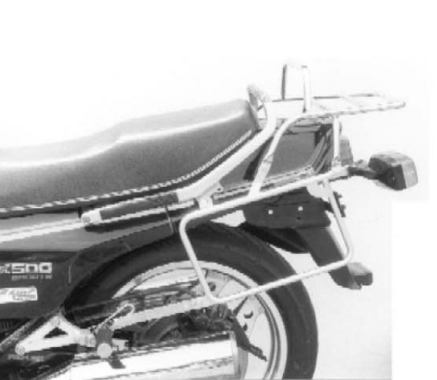 Afbeeldingen van Kofferrek zwart Hepco & Becker Honda CX500/650 EURO/Turbo